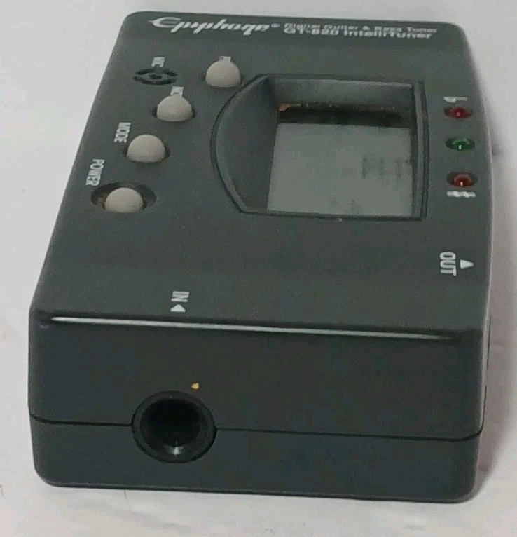 Цифровая гитара и бас-тюнер Epiphone GT-820 Intellituner протестированы [B17] - Изображение 3 из 4