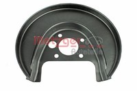 Spritzblech Bremsscheibe Hinten Rechts Metzger 6115002 FÜR Audi Seat Skoda VW