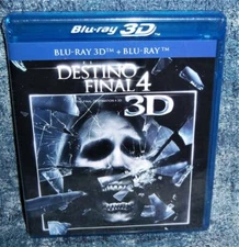NEW THE FINAL DESTINATION 4 4TH SERIES 3D 2D BLU RAY MOVIE 2009 MEXICO EDITION