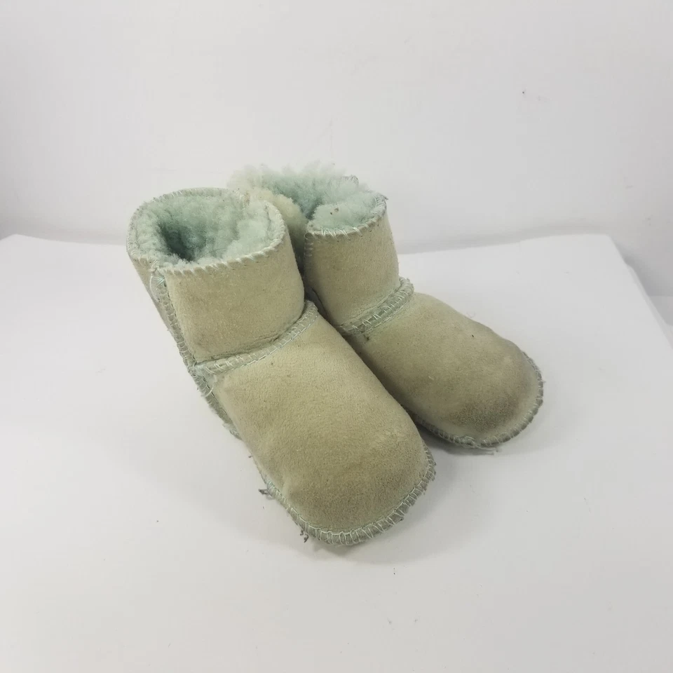 Ugg Australia Pull On Suede Sheepskin Boots 5202 Toddler US Size SMALL - Image 3 of 4