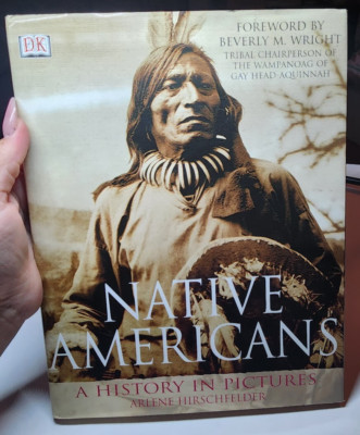 Native American A History in Pictures, hardcover w/dust sleeve, excellent 