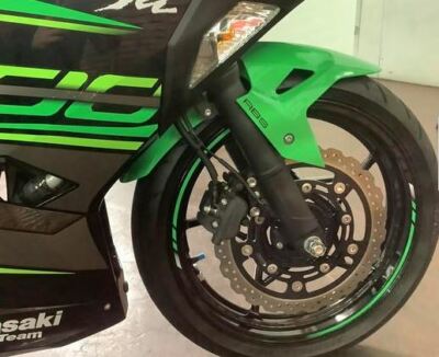 KAWASAKI NINJA 400 2018-2022 EX400 FRONT WHEEL ASSY G.BLACK 41073