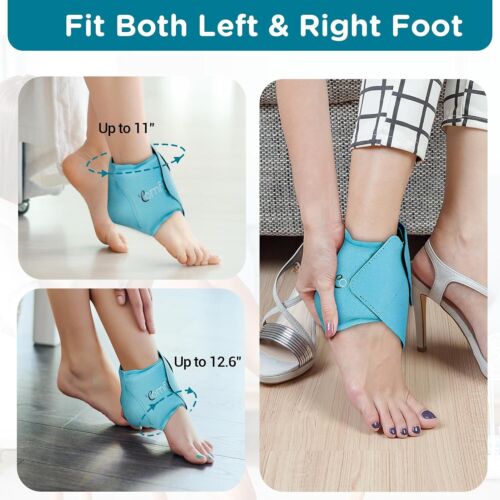 Comfytemp Ankle Ice Pack Wrap (1 Pack), Reusable Foot Ice Pack for Injuries, Hot - Picture 4 of 6