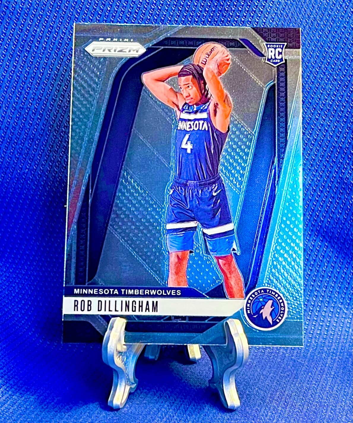 2024-25 Panini Prizm Rob Dillingham RC #250 Rookie Minnesota Timberwolves