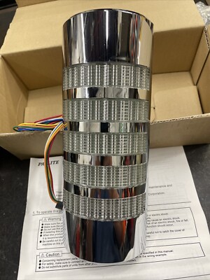 New Patlite WE-502T-RYGBC Wall Mount Signal Tower Made in Japan