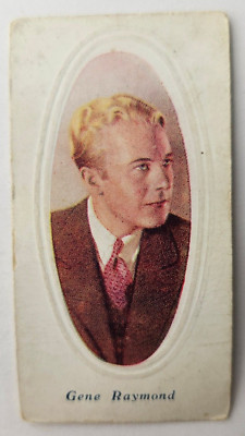1936 Godfrey Phillips Screen Stars Embossed Series A #48 Gene Raymond (D)
