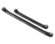 Treal Hobby SCX6 Aluminum Steering Links (Black) [TLHTSCX6-65]