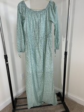 NWT Michael Kors Size XL Maxi Dress Blouson Sleeve Floral Off The Shoulder