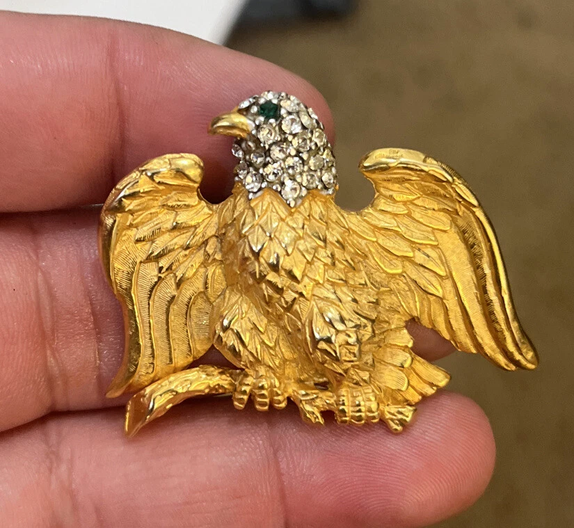 Vintage American Bald Eagle Brooch Smithsonian First Ladies Bird