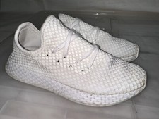 adidas Deerupt Triple White for Sale | Authenticity Guaranteed | eBay