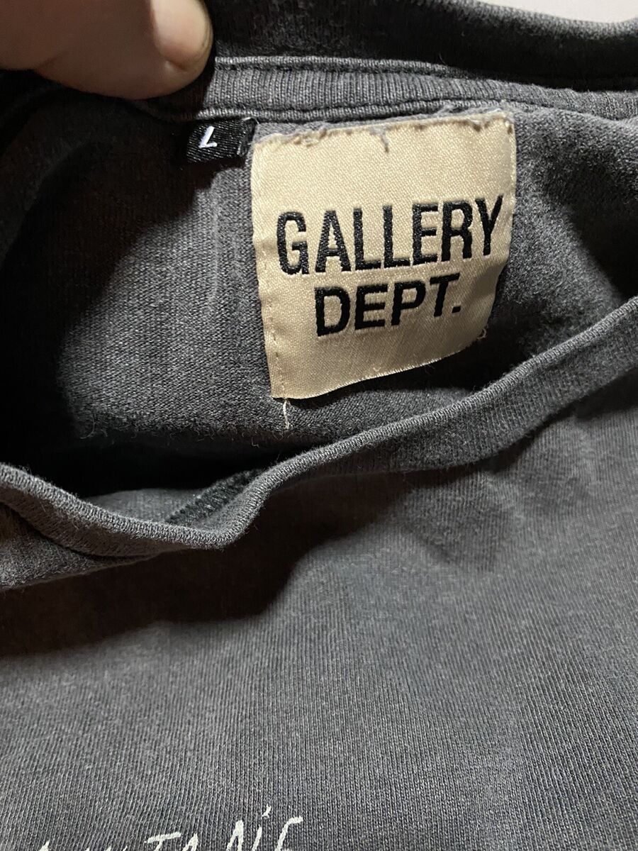 Gallery Dept Born To Die T Shirt Black Size Large