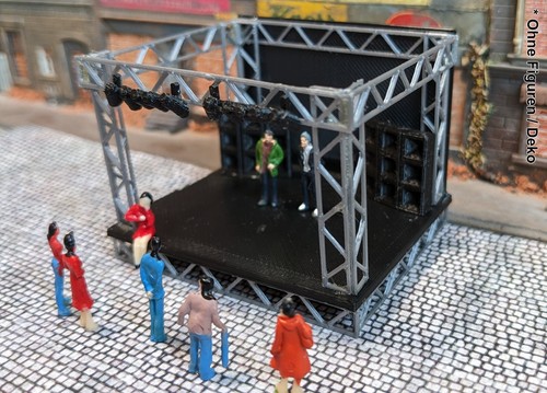 NOCH 66826 Festbühne Mit Micro-sound Blaskapelle Spur H0 | Online Kaufen Bei Modellbau Härtle