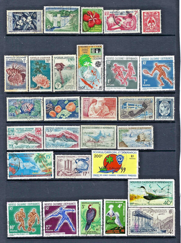 New Caledonia 1955-1978 302**C131 USED Assortment