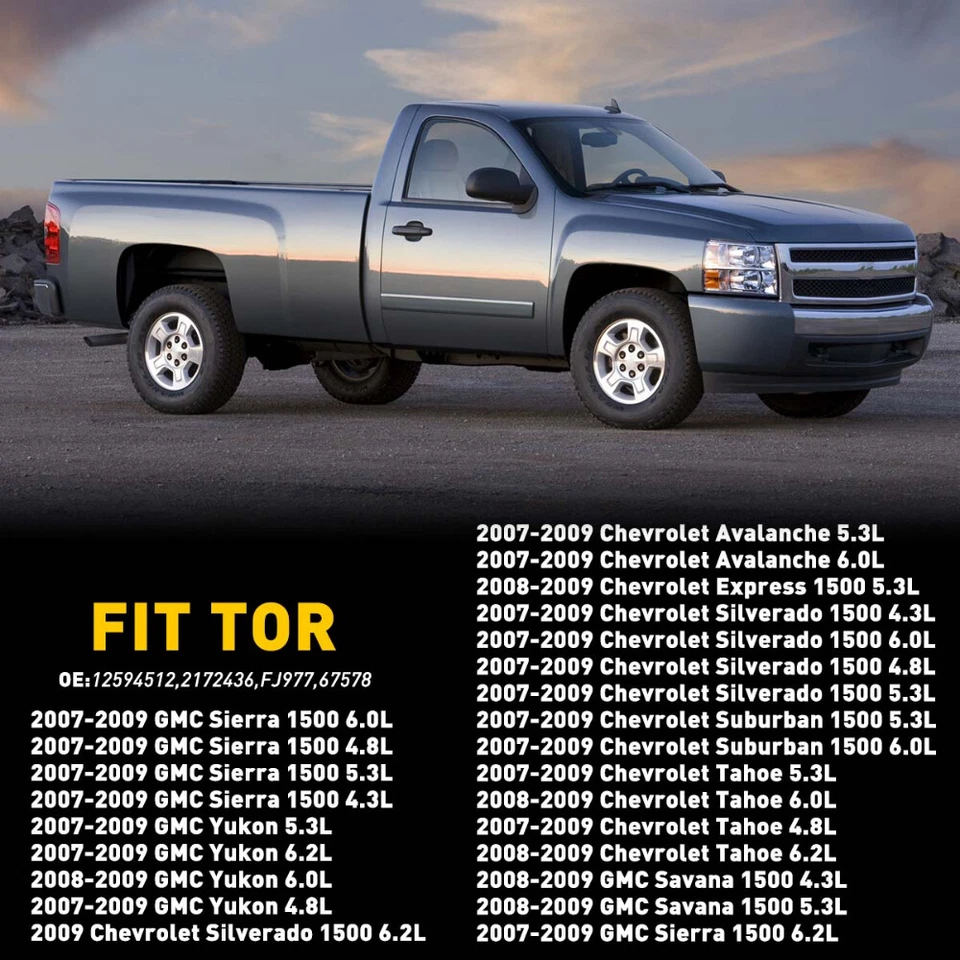 8 piezas OE#12594512 combustible para inyector 07-09 Chevrolet Express 1500 GMC Sierra Yukon Foto 3 de 4