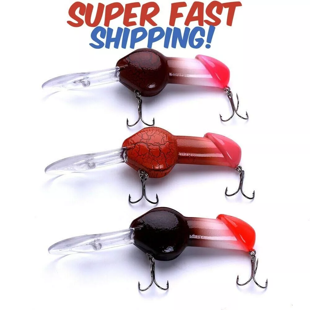 Fishing Penis Lure Crankbait Dick Lure Tackle Bass Fishing CHRISTMAS GIFT