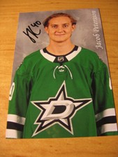 Jacob Petersson - Sweden  - Dallas Stars    -  SIGNED PHOTO  - de