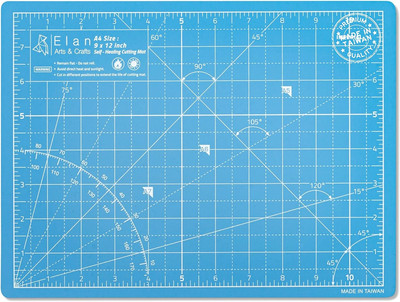 Cutting Mat A4 Blue, Self Healing Cutting Mat 9 X 12 INCH, 5-Ply Craft Mat Blue,