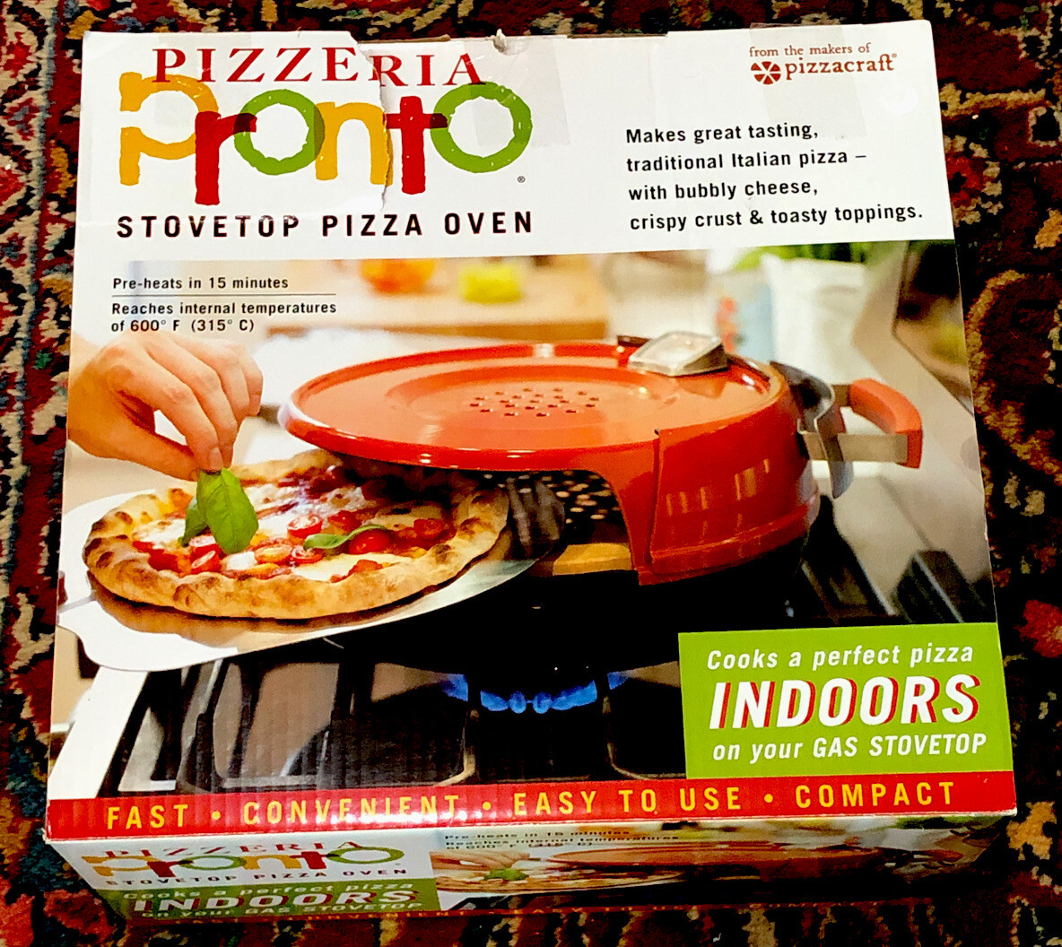 Pizzacraft PC0601 Pizzeria Pronto Stovetop Pizza Oven | 得利購