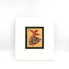 Dancing Dervish Sufism Calligraphy Art Painting Unique Wall & Interior Design
