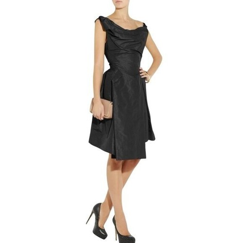 Vivienne Westwood Anglomania Cowl Neck Midi Dress US 6-8, IT44 - Picture 6 of 11