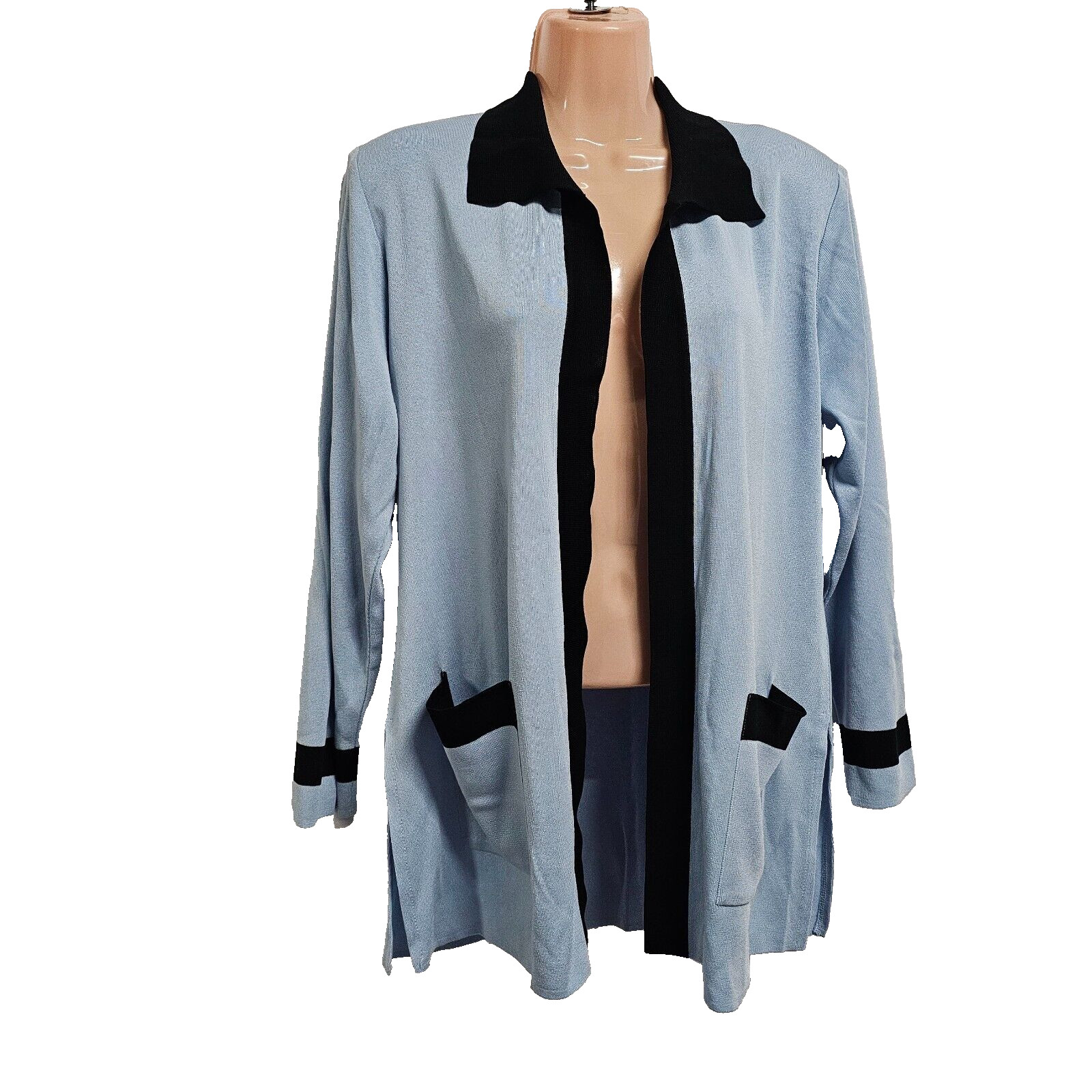 Exclusively Misook Open Collared Jacket Women Siz… - image 1