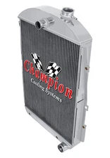 Rel Champion 3 Row Radiator for 1938 Chevrolet Master Car Chevy V8 Conversion