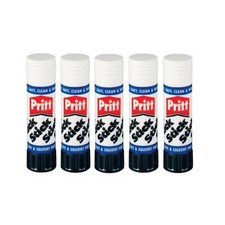 5x Pritt Stick Glue Stick Washable Non-Toxic For Office School Home Pack