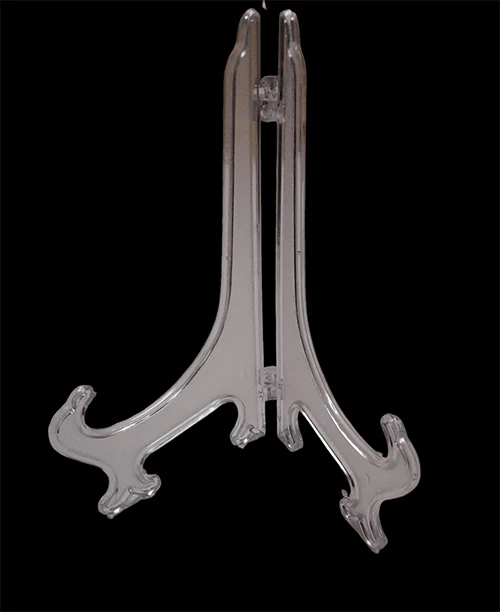 porta piatti foto quadri piccoli dipinti portapiatti supporto reggi x ceramica  - Immagine 3 di 3