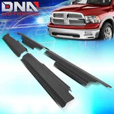 FOR 2009-2020 DODGE RAM 1500-3500 CREW CAB 4X ROCKER PANEL & SILL PLATE COVER