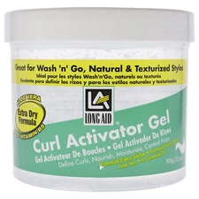 2 Pack Long-Aid Curl Activator Gel - Extra Dry by Ampro for Women - 32 oz Gel
