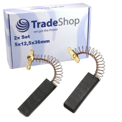 2x Kohlebürsten Motorkohlen für Bosch WAA16170CE/05 WAA16260PL/08 WAA16261OE/11