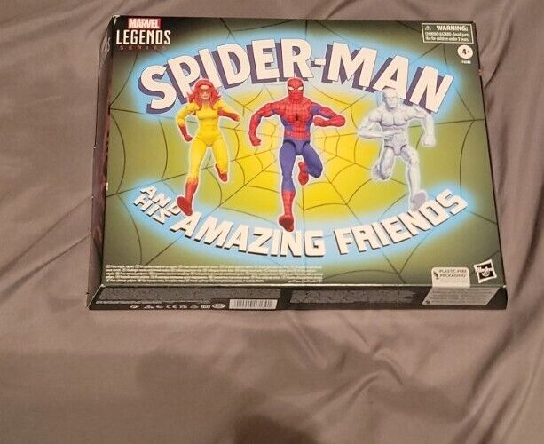 Spider-Man Marvel Legends Spider-Man and His Amazing Friends Multipack  6-Inch Action Figures