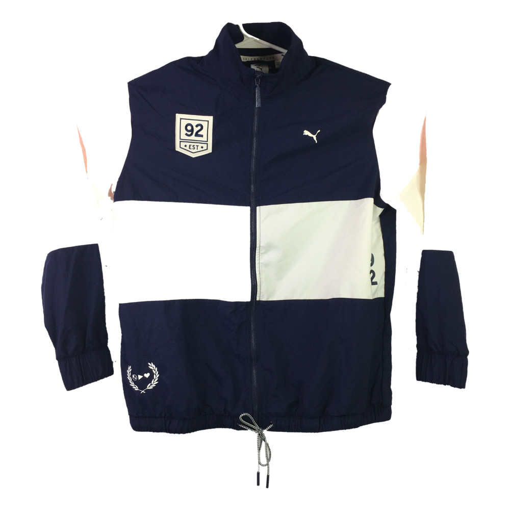 Selena Gomez X Puma Womens MED SG Track Jacket Limited Edition Pink Back Graphic image 4