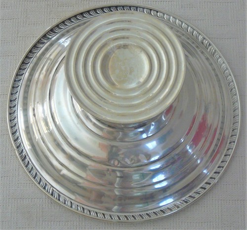 5 1/2" Sterling Silver Bonbon / Candy Pedestal Dish, hallmarked Empire - Picture 3 of 3