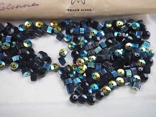 Swarovski Art. 5240/3 - 6mm Jet AB Vintage Crystal Beads 12pcs SW167
