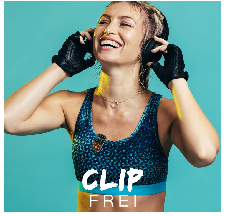 AGPTEK MP3 Player Bluetooth 5.0 Sport 32GB Mit 1,5 Zoll TFT