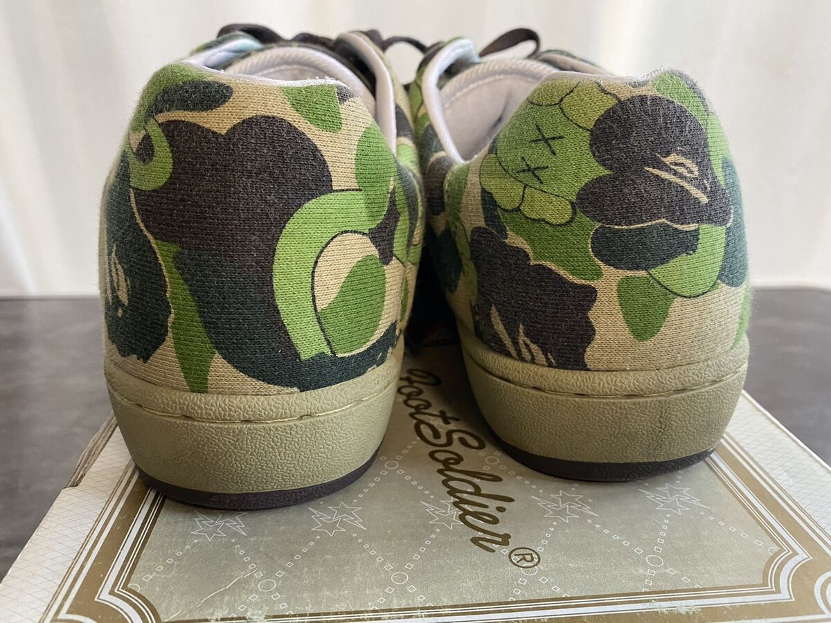 A Bathing Ape Bape Bapesta Kaws Bendy Green Camo Vintage A Bathing Ape Bape Bapesta Kaws Bendy Green Camo Vintage