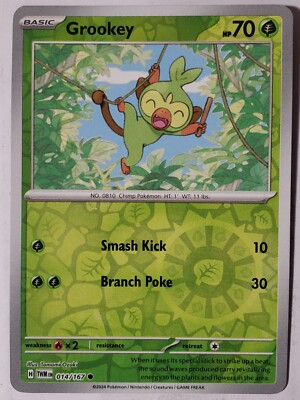 grookey pokemon card holographic Pokemon Cards Packs Grookey Holo PSA 9 2021 McDonald's main image 0