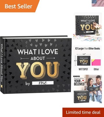 What I Love About You Book - Personalized Fill-in-the-Blank Gift for Couples