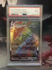 Pokémon TCG Evolving Skies Rayquaza VMAX Rainbow Secret Rare Card 217/203