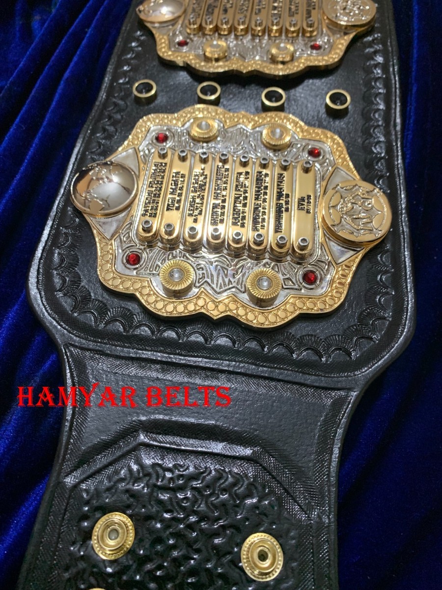 Grand Design / Travesty ジャパメタ メタル Iwgp V4 Heavyweight Championship Belt ,4mm Zinc, Dual Plated, 5