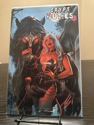 Crypt Cuties 3 Holly By Mike Krome Trade Paper SIGNED BY MIKE KROME