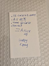 Baseball mystery HOT rc packs 11 cards plus one AUTO!!!