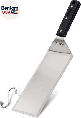 Turner 4X8 Stainless Steel Metal Griddle Spatula - Griddle Accessories 4 X 8 in