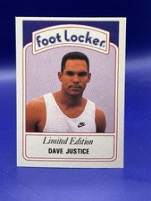 1991 Foot Locker Slam Fest Card -Dave Justice #5