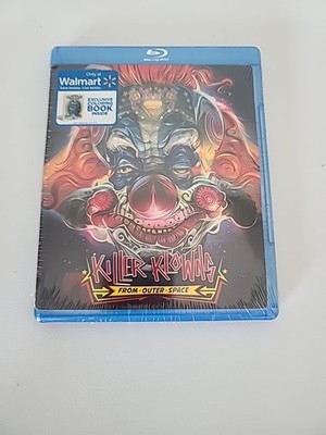 Killer Klowns From Outer Space Blu Ray Rare Edition With Coloring Book Inside