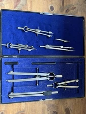 Vintage Dietzgen Satellite S-1285-3 Drafting Set made in Germany #101