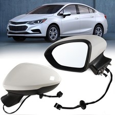 Left Driver side Mirror Fits 2016-2019 Chevy Cruze Sedan/Hatchback with Power Gl