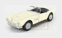 1:24 Welly Bmw 507 Cabriolet Open 1956 Cream WE24097CCR Modellbau