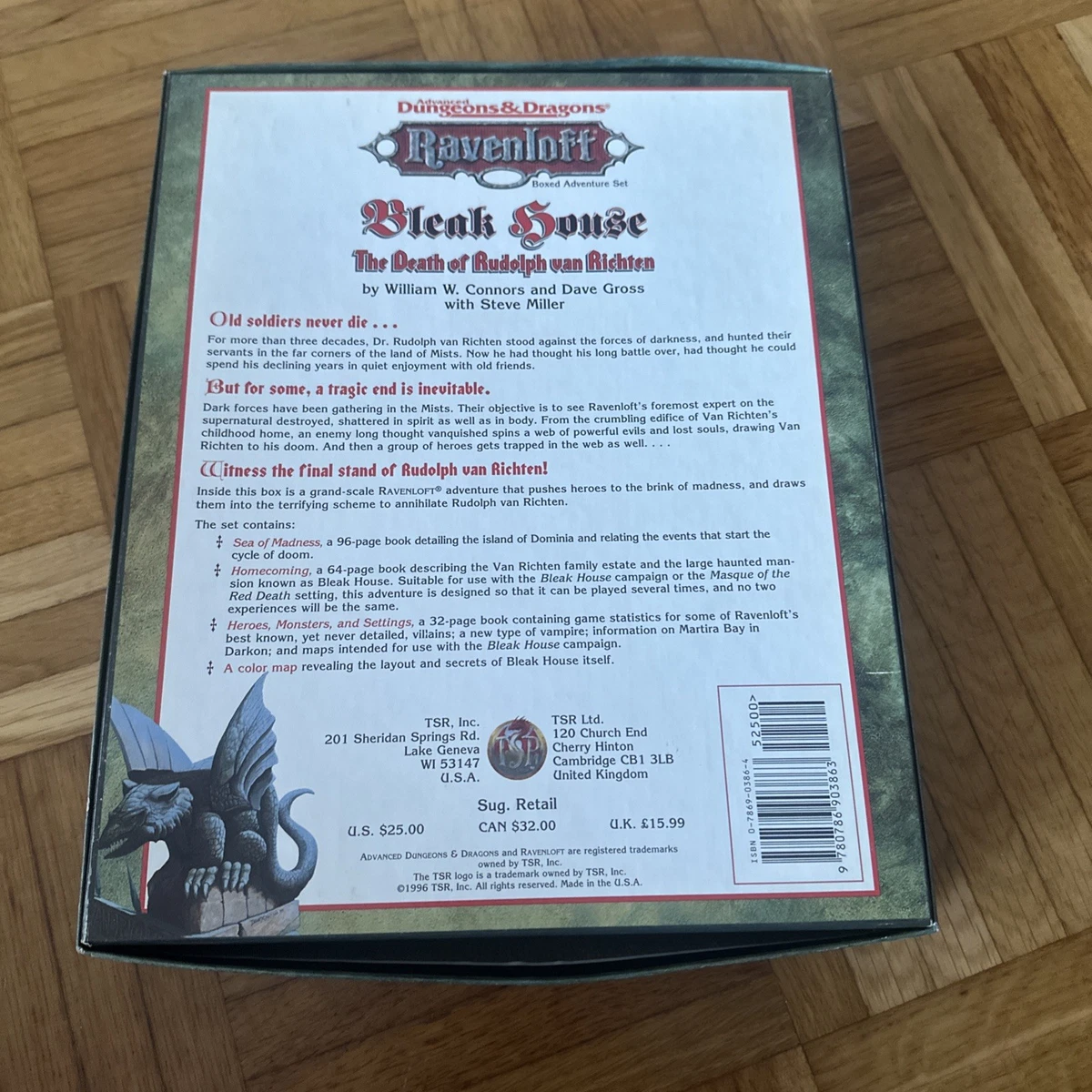 Advanced Dungeons & Dragons AD&D Ravenloft - Bleak House - OVP 1996